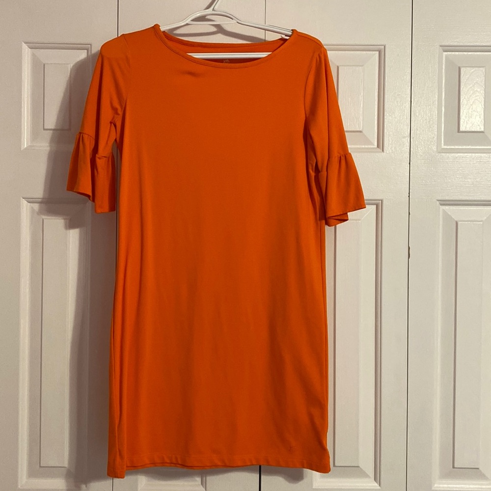 Orange Southern Tide game day dress